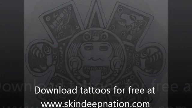 Aztec Tattoo Designs of Aztec tattoos on the social tattoo смотреть онлайн