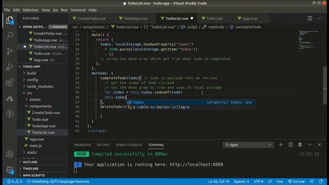 #4 Vue js todo app tutorial | Vue js tutorials for beginners | Adding styles and props in Vuejs