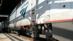 Test Footage with New Camera - Amtrak's Sunset Limited, HOS Station, January 2013 (1)