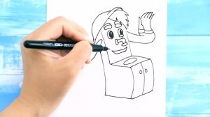 Как нарисовать МОЙДОДЫРА / Рисунок раскраска для детей /  Раскрась Ка