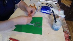 Ватная игрушка Олень. Каркас. Мастер класс. Часть 1.