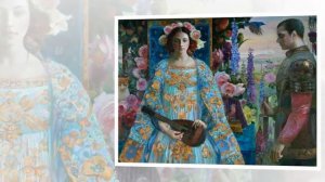 Костюмированная красота.  Художник Суворова Ольга