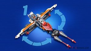 Lego Nexo Knights Lance's TWIN JOUSTER 70348 Speed Build