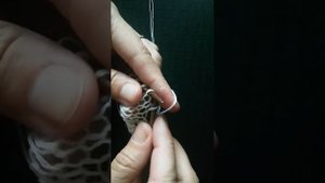 как я вяжу две петли из трех