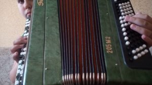 Песня "ЯБЛОЧКО" на баяне (без нот)