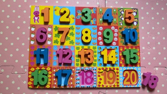 Учимся считать от 1 до 20 на английском языке