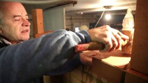 Строительство печки в деревенском доме.