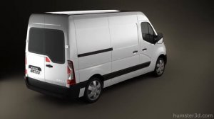 Renault Master PanelVan 2010 by 3D model store Humster3D.com