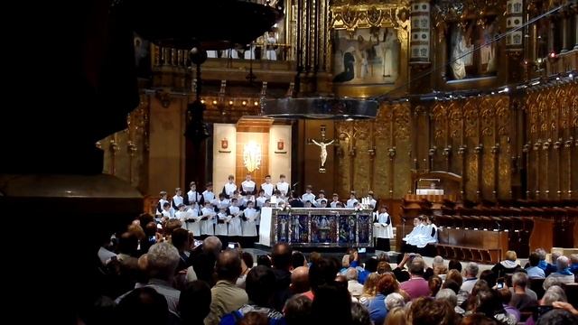 Хор мальчиков монастыря Монсеррат. Boys Choir of the Montserrat Monastery 30.09.2014 смотреть онлайн