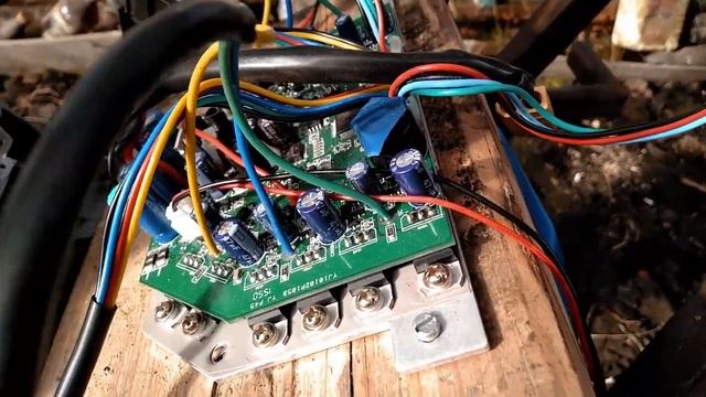 Установка сдвоенного моторколеса от гироскутера на мопед. смотреть онлайн