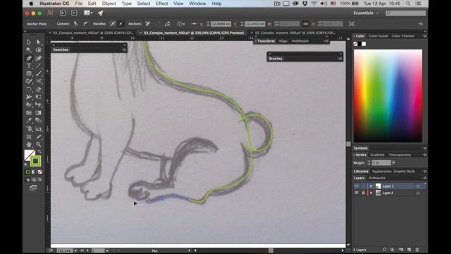 Уроки Adobe Illustrator. 400 кроликов. Часть III смотреть онлайн