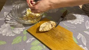 Салат "Жозефина" // пп-салат с жареными грибами и курицей // пп-рецепты
