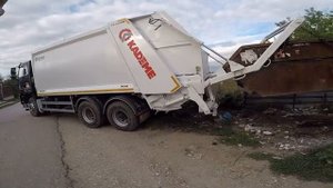 Тест мусорвоза 22 куба Рязань