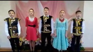 Флешмоб, посвященный Дню башкирского языка детского вокального ансамбля "Шатлык"