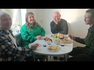Поздравили Артёма с ДР. 2-й день после татуажа. Как выгляжу.