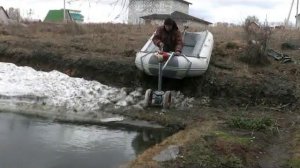 лодка на колёсах