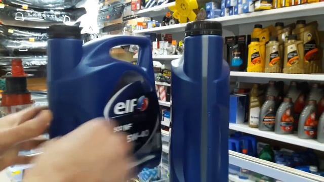 Про поддельное масло для рено, Elf 5W40