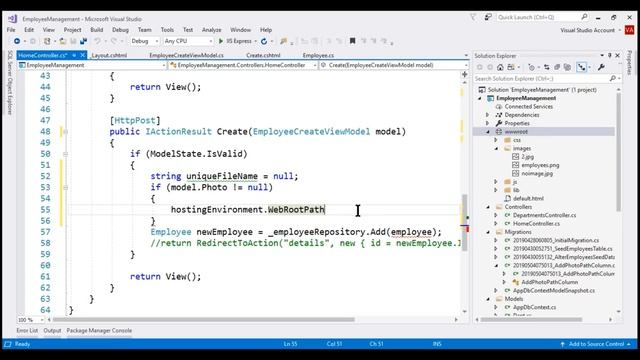 File upload in asp net core mvc