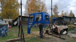 Т-40/Восстановление/Покраска кабины 32-серия.