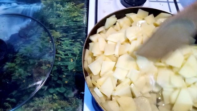 Как правильно жарить картошку. Жареная картошка с секретом. Мамины рецепты Великий пост 24 день