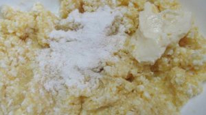 Сырники с кукурузной кашей