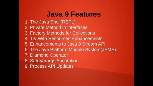 java 9 features