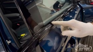 Оклейка Geely Monjaro полиуретановой, антигравийной пленкой | Антихром винилом