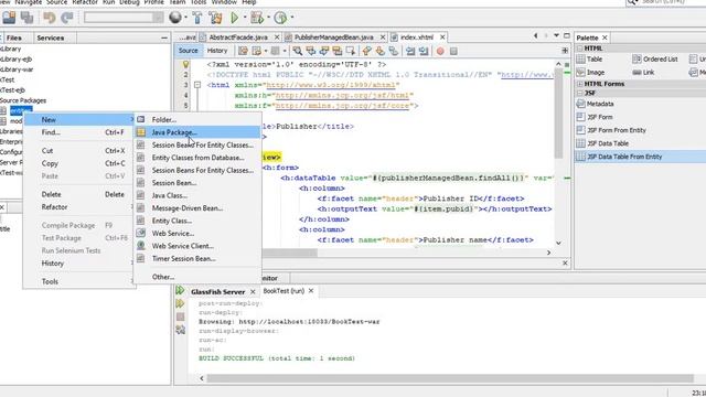 EJB EntityClass with mySQL use JSF смотреть онлайн