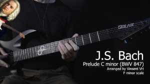 J.S. Bach - Prelude C Minor [Metal Playthrough Cover] // Solar A2.6C