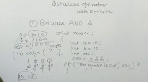 Bitwise operator in C  Programming with example