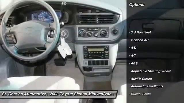 2003 Toyota Sienna St. Charles Hyundai 46457-1 смотреть онлайн