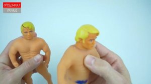 Зелёный Китайский Стретч Армстронг. Распаковка Обзор