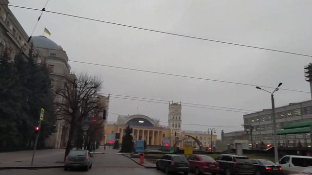 Южный вокзал и его окрестности . Харьков . смотреть онлайн