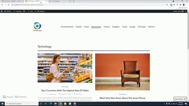 How to Create a News Magazine Website Using PostX (2021- Fast and Easy)