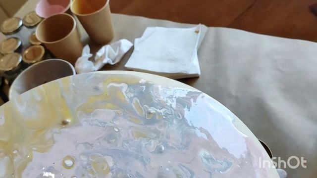 Картина в технике Жидкий акрил, Fluid art смотреть онлайн