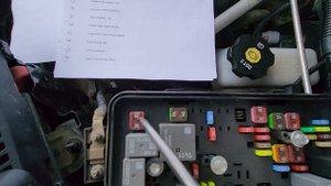 Chevrolet Equinox - RADIATOR / COOLING FAN FUSE AND RELAY LOCATION (2010 - 2017)