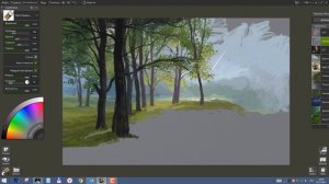 Digital painting in ArtRage Цифровая живопись в ArtRage 245