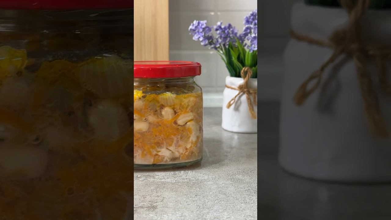 Фасоль с мясом и овощами в автоклаве   Рецепт в комментариях #Автоклав #АвтоклавРецепты #рецепты