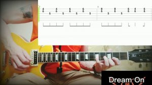 Dream On | Aerosmith | Intro tabs | by GuitarGasm