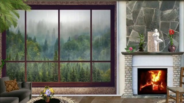 Музика зі звуками дощу для розслаблення, зняття стресу, відновлення ресурсу смотреть онлайн