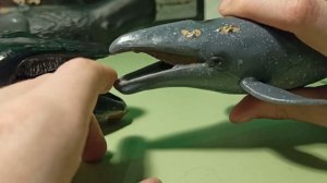 УРААА Я СДЕЛАЛ, обзор на 4 фигурки морских обитателей, КАШАЛОТ, МОЗАЗАВР, КИТ ГОРБАЧ, ЛИОПЛЕВРОДОН!