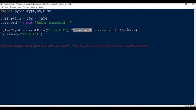 Encryption and Decryption of a file using Python смотреть онлайн