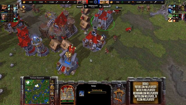 НОВАЯ МОДЕЛЬКА ПАЛАДИНА СПАСАЕТ АЛЬЯНС: Hawk (Hu) vs Fly100% (Orc) Warcraft 3 Reforged смотреть онлайн