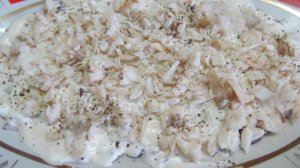 Салат из отваренной щуки
