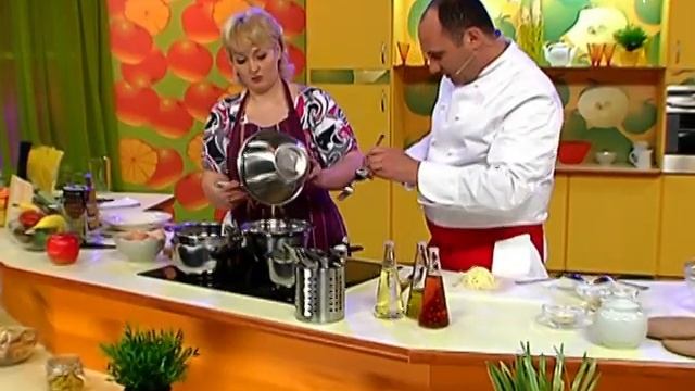 Спагетти с кабачками, Спагетти с соусом песто смотреть онлайн