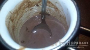 Творожно-шоколадный десерт