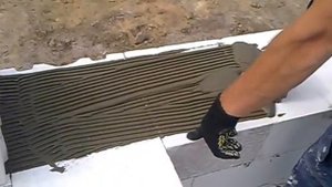кладка газоблока на клей