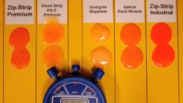 Как работает смывка "Zip-Strip" смотреть онлайн