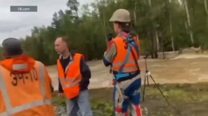 В Бурятии из-за обильных дождей и прорыва дамбы размыло участок Байкало-амурской магистрали. Железно