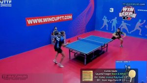 Блок и Атака КОРОТКИМИ ШИПАМИ СПРАВА: Сергей Вавренюк, короткие шипы Yinhe URANUS Poly EURO